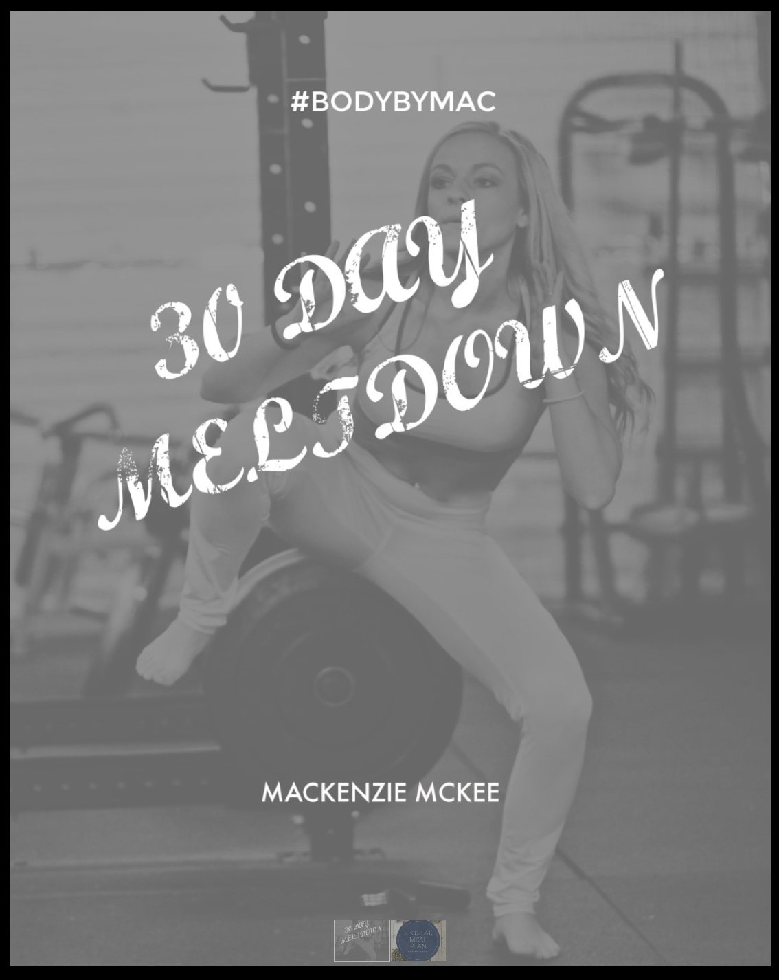 30 Day Meltdown, Running Log and Daily Log